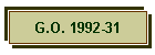 G.O. 1992-31